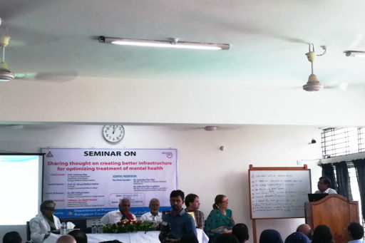 Prof. Jotirmoy Roy spoke at the event on the situation of mental health care in Rangpur